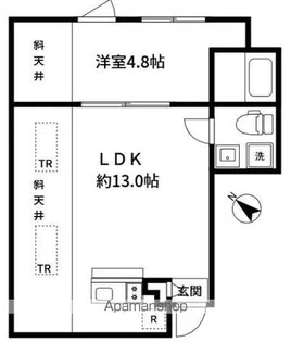 ラフォルテ井草【4階】の間取り