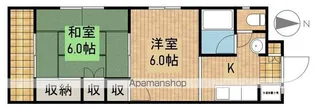 ベルハウス【404号室】の間取り
