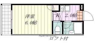 アップルハウス宮西【2階】の間取り