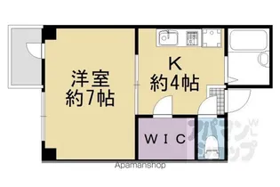 PRIME COURT 二条城南【302号室】の間取り