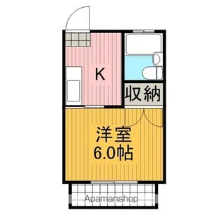サントーク南栄【1階】の間取り