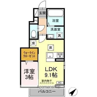コーポTMT【1階】の間取り