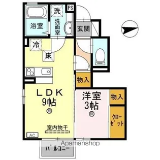 フェリシータ【1階】の間取り