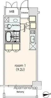 カスタリア芝公園【5階】の間取り