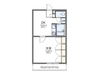 レオパレス大木館弐【1階】の間取り