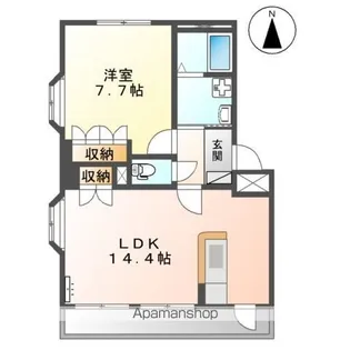 コンフォール馬東【2階】の間取り