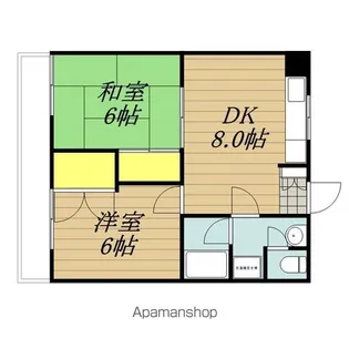 下田ハイツ馬場町【302号室】の間取り