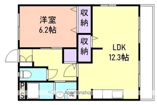 コーポ葵(葵町)【203号室】の間取り
