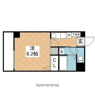 LIVELY CABIN【3階】の間取り