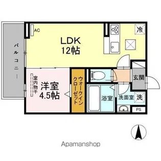 サンセール【1階】の間取り
