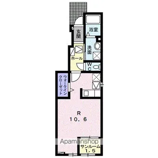 オパール・Ⅱ【1階】の間取り