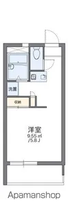 レオパレスラピュタ【1階】の間取り