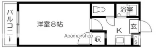 コーポ渡鹿【105号室】の間取り