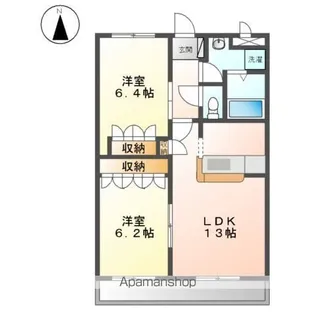 グランディール21【2階】の間取り