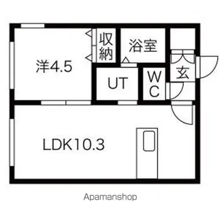 GROOVE HIRAGISHI【3階】の間取り