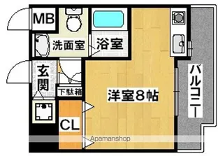 ライフデザイン新金岡B棟【9階】の間取り