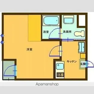 NOVEL KUROKAWA【2階】の間取り