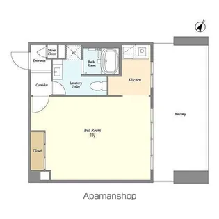 メゾン・ド・中目黒【4階】の間取り