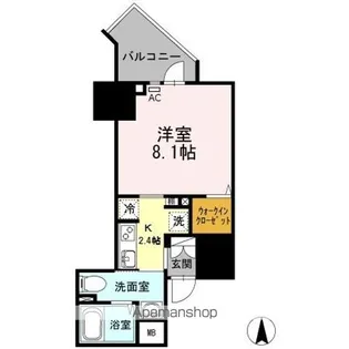 RISING PLACE KAMEIDO【17階】の間取り