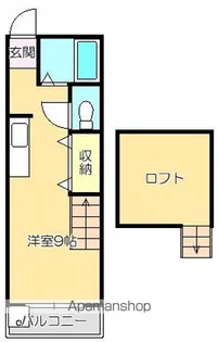 ピーベリーハウス【202号室】の間取り