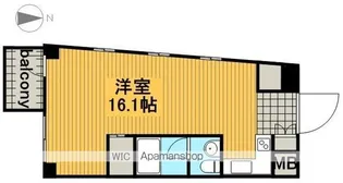 JMFレジデンス世田谷三宿【4階】の間取り