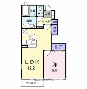 マーベラスB【1階】の間取り