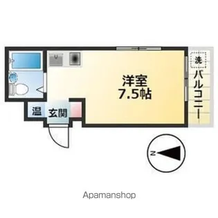 レモンハイム【3C号室】の間取り