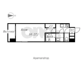 レジデンシア今池【4階】の間取り
