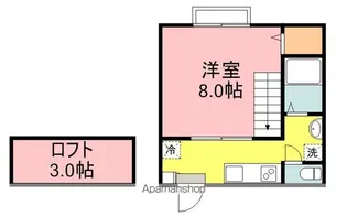 クレアフォーチュンマテリア【1階】の間取り