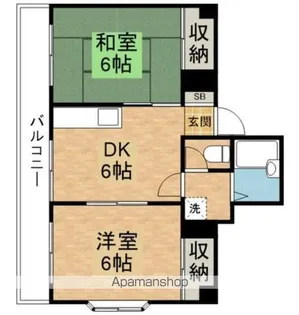 メゾン小田【4階】の間取り