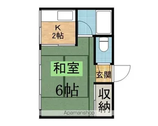 山吹荘【2階】の間取り