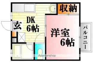 フローレンス2番館【2階】の間取り