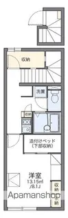 レオパレスヴィラージュ【2階】の間取り