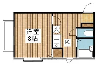 メビウスゆたか【2階】の間取り