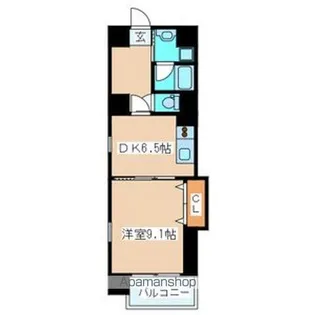 ヴィアーレ勾当台Ⅰ【503号室号室】の間取り