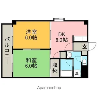 エレガントパレス守山【7階】の間取り