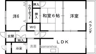 KSハイツ【202号室】の間取り