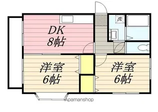 イーストガーデンC【101号室】の間取り