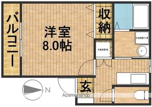 ライム磐田A【1階】の間取り