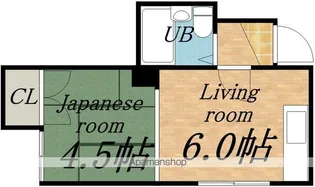 パレスサンホーム【6号室】の間取り