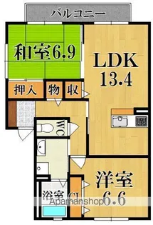 フェリシティーC棟【1階】の間取り