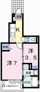 アマルフィ37【103号室】の間取り