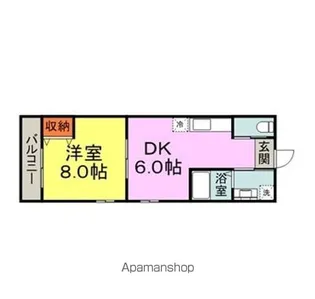ソフィア【201号室】の間取り