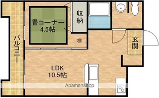 鈴マンション【201号室】の間取り