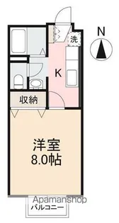 シルク林Ⅲ【2階】の間取り