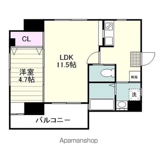 プライム・ステージ【606号室】の間取り