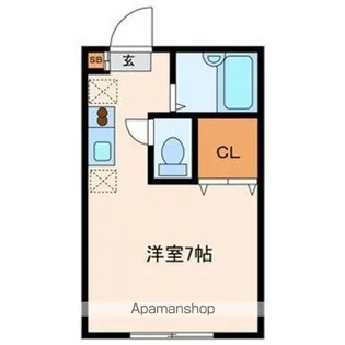 東京都中野区大和町1丁目【アパート】の間取り