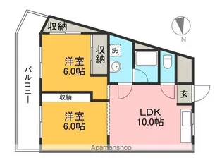 ドリームハウスⅢ【3階】の間取り