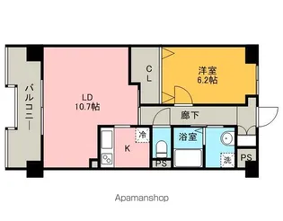エクセルタカナシパートⅡ【4階】の間取り