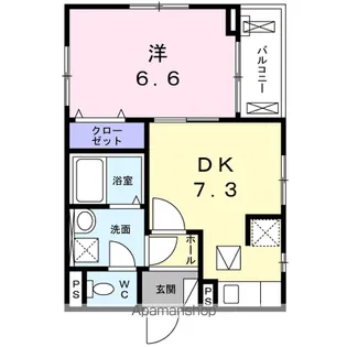 フィオーレ【1階】の間取り